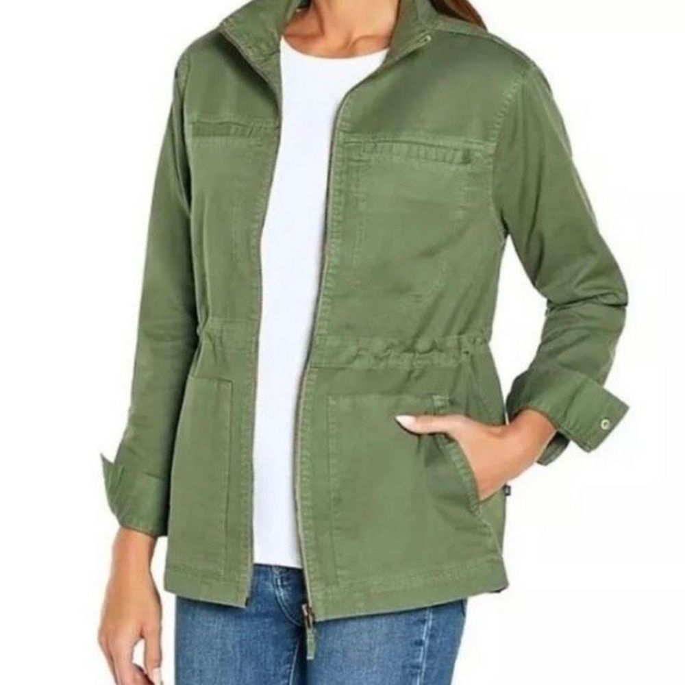 NWT GAP Women's Full Zip Adjustable Drawcord Waist Utility Field Jacket.